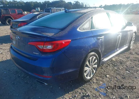 2017 Hyundai Sonata Sport z USA, uszkodzony, nr VIN 5NPE34AF2HH531030